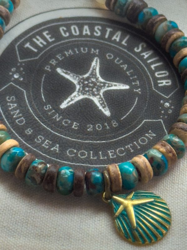 Coconut & Turquoise Bracelet
