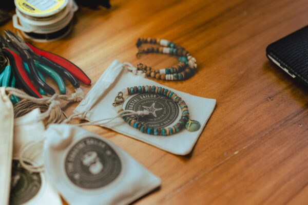 Coconut & Turquoise Bracelet - Image 2