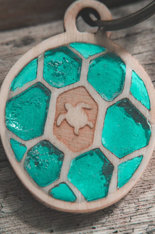 Sea Turtle Ocean Keychain