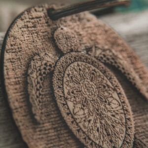 Coconut Sea Turtle Keychain