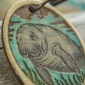 Manatee Keychain